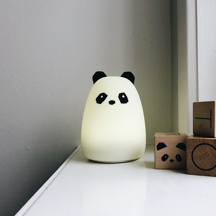 USB充電式動物夜燈 熊貓
